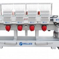 ПРОМЫШЛЕННАЯ ЧЕТЫРЕХГОЛОВОЧНАЯ ВЫШИВАЛЬНАЯ МАШИНА VELLES VE1504 FAS-CAP-W поле вышивки 500 х 450 мм
